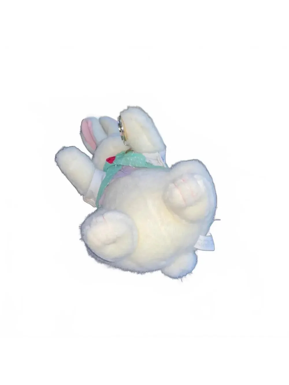 White Rabbit Plush Toy Alice Wonderland Stuffed Animal Vintage 90s